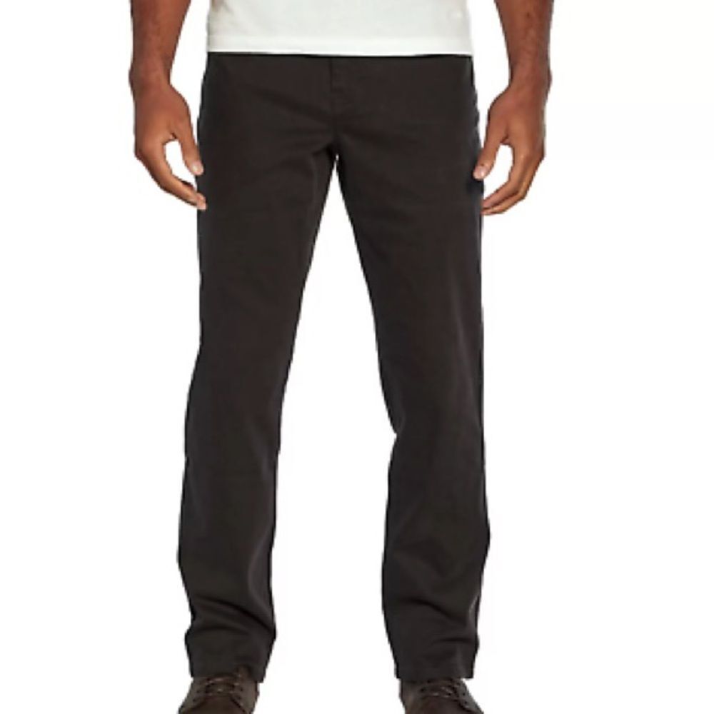 Woolrich Men’s Caviar Black Straight Fit Stretch Utility Work Pants 34x32 Cotton - Picture 2 of 13